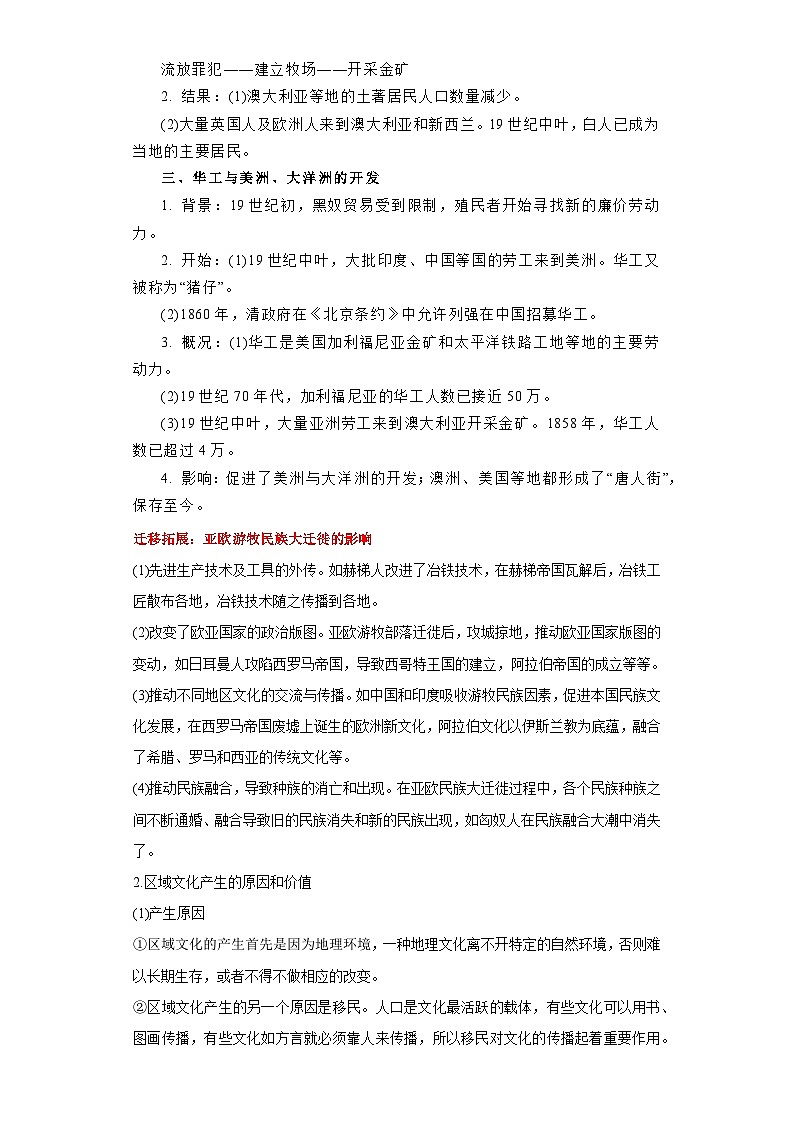 专题18  人口迁移与文化交流-高考历史专练（新高考专用）第3页
