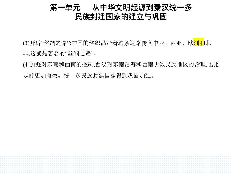 2023人教版高中历史必修中外历史纲要（上）第一单元 从中华文明起源到秦汉统一多民族封建国家的建立与巩固 第4课 西汉与东汉——统一多民族封建国家的巩固课件PPT04