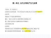 2023人教版高中历史必修 中外历史纲要（下）第一单元 古代文明的产生与发展 第1课 文明的产生与早期发展课件PPT