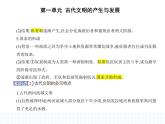 2023人教版高中历史必修 中外历史纲要（下）第一单元 古代文明的产生与发展 第1课 文明的产生与早期发展课件PPT