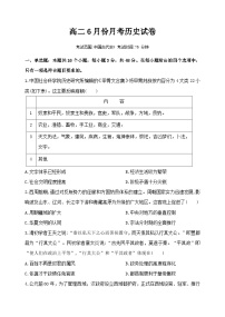 黑龙江省齐齐哈尔市2022-2023学年高二下学期6月月考历史试题