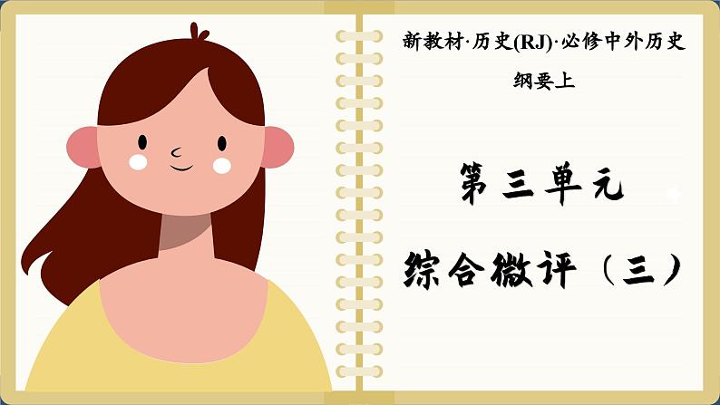 人教版历史必修中外历史纲要上 第三单元综合测评（课件PPT）第1页