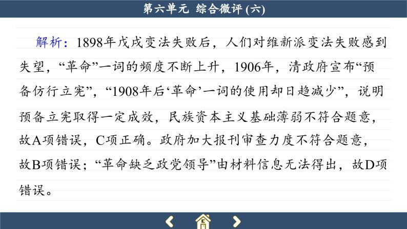 人教版历史必修中外历史纲要上 第六单元综合测评（课件PPT）03