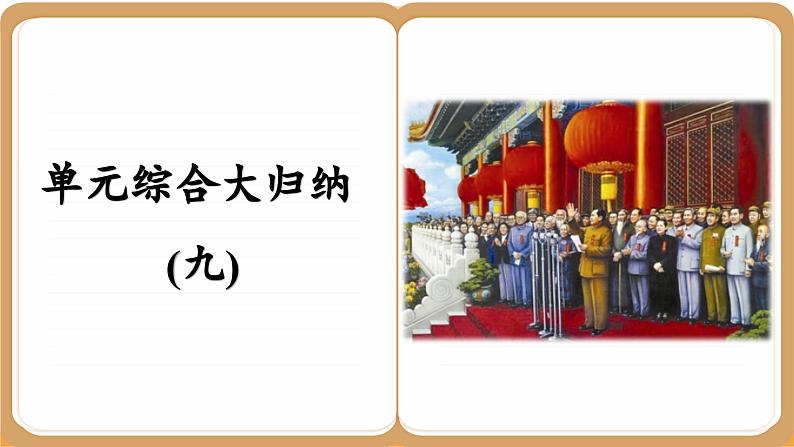 人教版历史必修中外历史纲要上 第九单元综合归纳（课件PPT）02