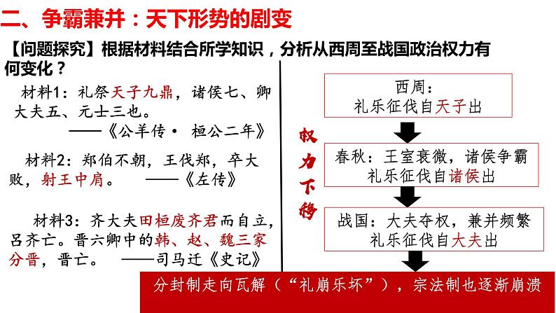 春秋战国的社会大变局——诸侯纷争与变法运动+课件--2024届高三统编版（2019）必修中外历史纲要上一轮复习07