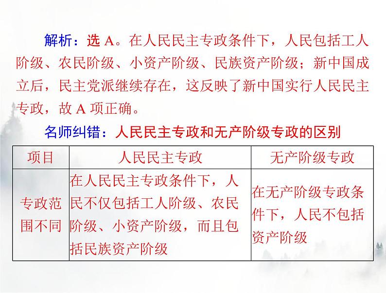 高考历史一轮复习必修中外历史纲要(上)第九单元单元知识整合课件07