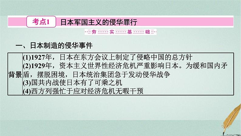 普通高中历史学业水平合格性考试复习第八单元中华民族的抗日战争和人民解放战争课件第3页