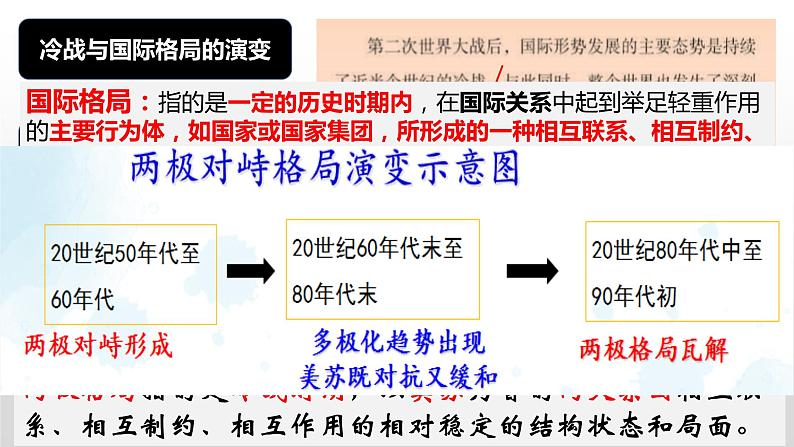 第18课 冷战与国际格局的演变-高考历史精细化复习课件（中外历史纲要下册）01