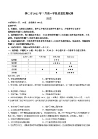 贵州省铜仁市2022-2023学年高一下学期期末考试历史试题