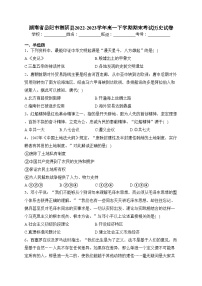 湖南省岳阳市湘阴县2022-2023学年高一下学期期末考试历史试卷（含答案）