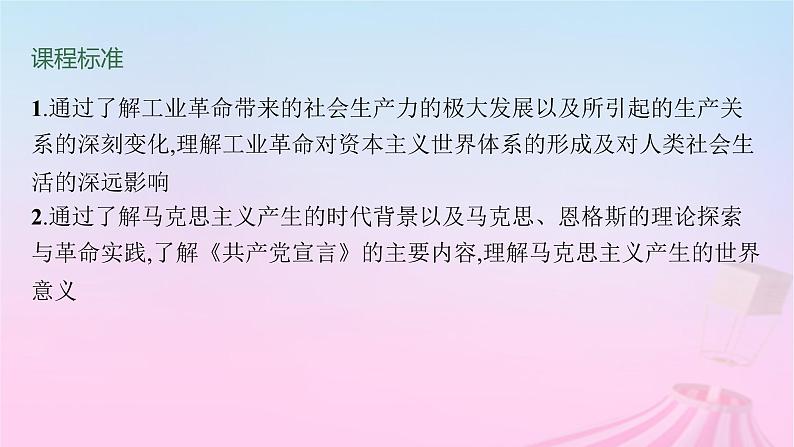 适用于新教材通史版2024版高考历史一轮总复习第五部分世界近代史第36讲工业革命与马克思主义的诞生课件04