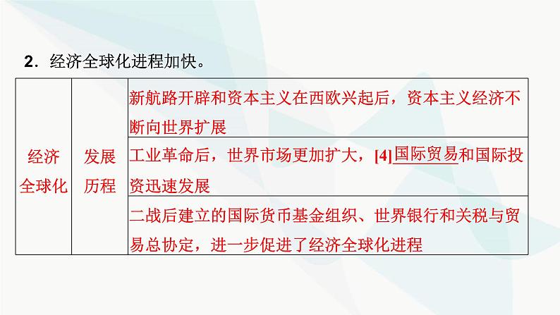 2024届高考历史一轮复习中外历史纲要第11单元第34讲当代世界发展的特点与主要趋势课件第8页