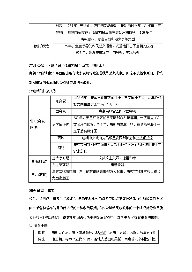 2024年高考历史一轮复习（部编版） 板块1 第2单元 第6讲　三国两晋南北朝至隋唐的政治创新 课件02