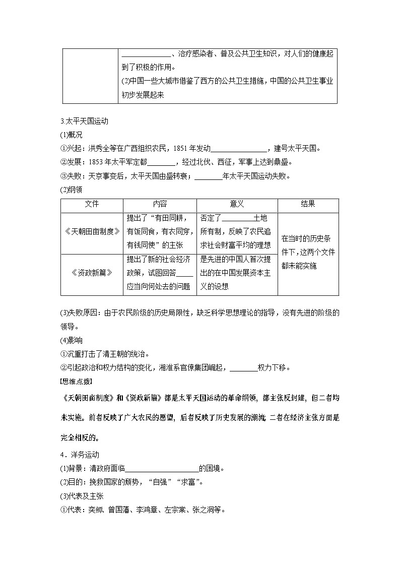 2024年高考历史一轮复习（部编版） 板块2 第5单元 第14讲　国家出路的探索与挽救民族危亡的斗争 课件02