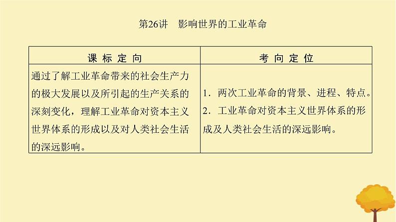 2024届高考历史一轮总复习第十单元工业革命与世界的进步潮流第26讲影响世界的工业革命课件第5页