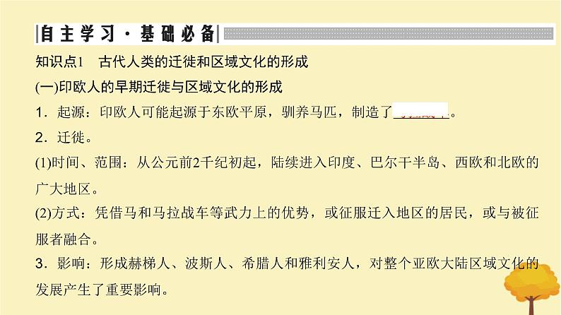 2024届高考历史一轮总复习第十五单元文化交流与传播第49讲人口迁徙与文化认同课件第3页