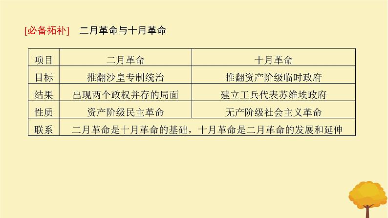 2024届高考历史一轮总复习第十一单元两次世界大战十月革命与国际秩序的变化第29讲十月革命苏联的社会主义实践与亚非拉民族民主运动高涨课件05