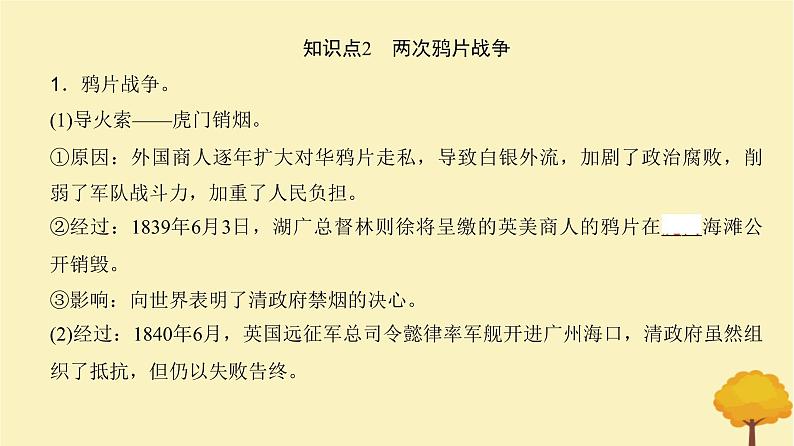 2024届高考历史一轮总复习第五单元晚清时期的内忧外患与救亡图存第11讲两次鸦片战争与国家出路的探索课件08