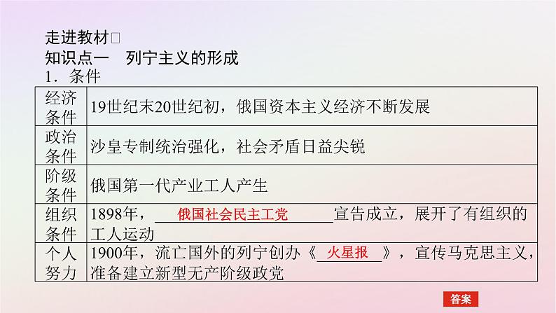 新教材2023版高中历史第七单元两次世界大战十月革命与国际秩序的演变第15课十月革命的胜利与苏联的社会主义实践课件部编版必修中外历史纲要下05