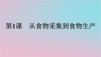 人教统编版选择性必修2 经济与社会生活第1课 从食物采集到食物生产背景图课件ppt