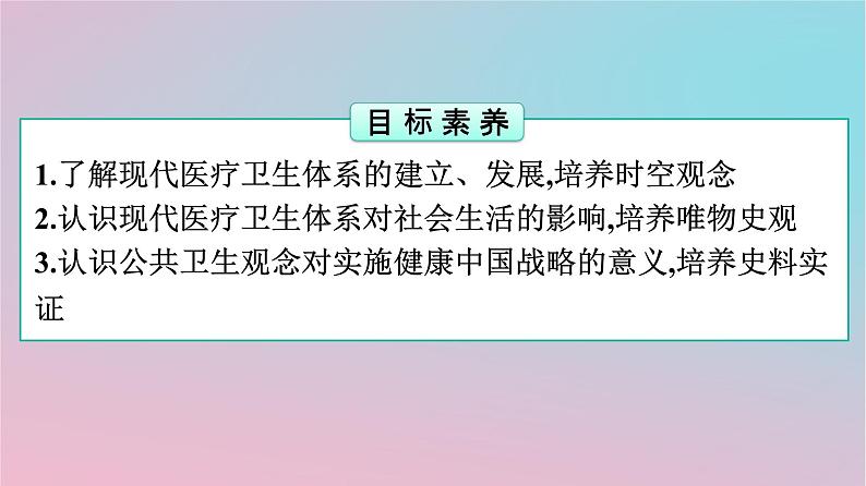 新教材2023年高中历史第6单元医疗与公共卫生第15课现代医疗卫生体系与社会生活课件部编版选择性必修2第2页