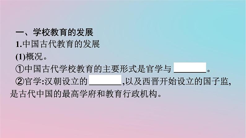 新教材2023年高中历史第六单元文化的传承与保护第14课文化传承的多种载体及其发展课件部编版选择性必修304