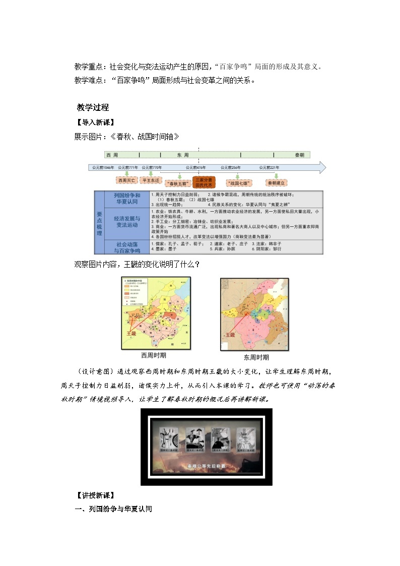 人教版高中历史必修上 2《诸侯纷争与变法运动》课件+教案+分层练习+素材02