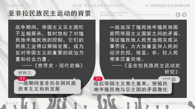 高中历史必修下册 第16课 亚非拉民族民主运动的高涨 课件05