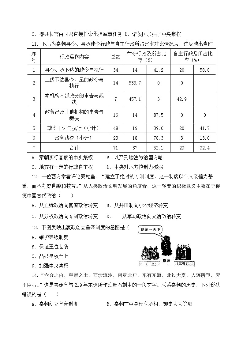 第3课《秦统一多民族封建国家的建立》课件+教案+同步练习03