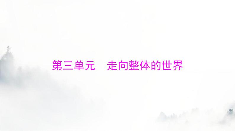 2024年高考历史一轮复习必修中外历史纲要(下)第三单元第6课全球航路的开辟课件第1页