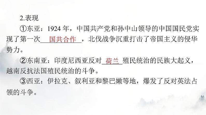 2024年高考历史一轮复习必修中外历史纲要(下)第七单元第16课亚非拉民族民主运动的高涨课件04