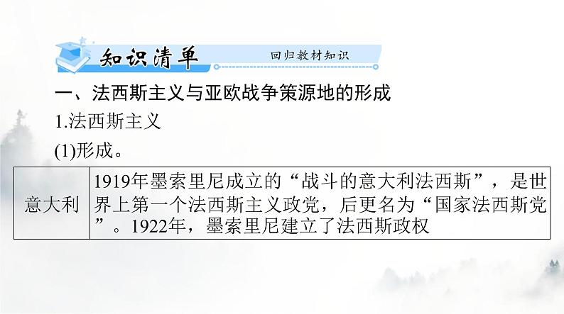 2024年高考历史一轮复习必修中外历史纲要(下)第七单元第17课第二次世界大战与战后国际秩序的形成课件第3页