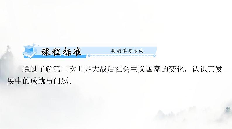 2024年高考历史一轮复习必修中外历史纲要(下)第八单元第20课社会主义国家的发展与变化课件第2页