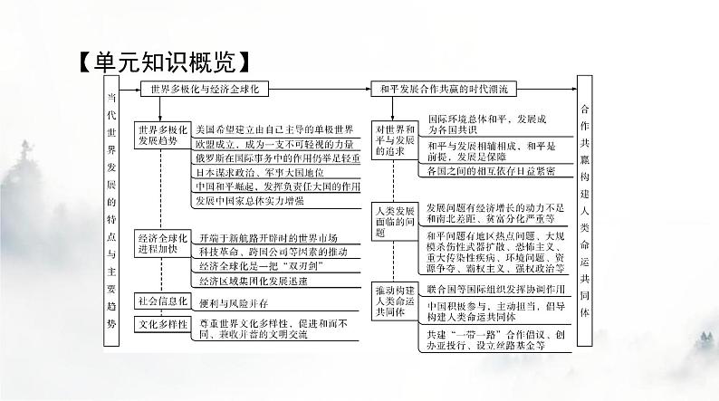 2024年高考历史一轮复习必修中外历史纲要(下)第九单元第22课世界多极化与经济全球化课件02