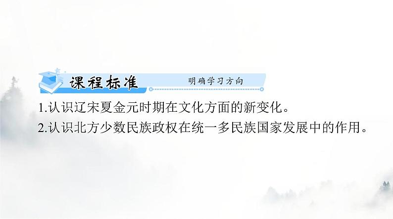 2024年高考历史一轮复习必修中外历史纲要(上)第三单元第12课辽宋夏金元的文化课件02