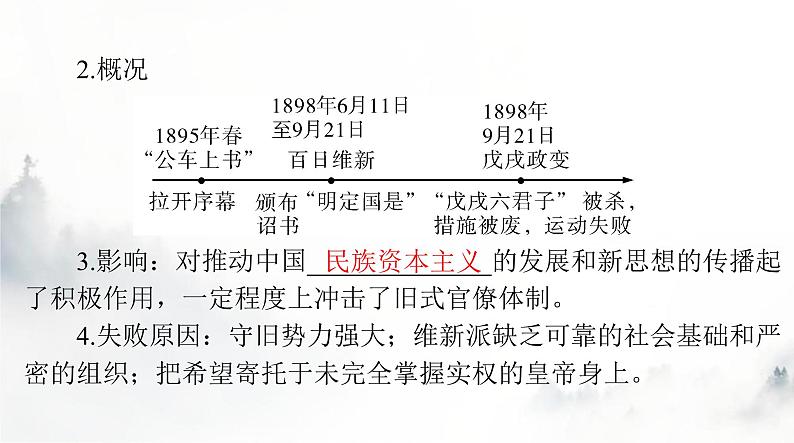 2024年高考历史一轮复习必修中外历史纲要(上)第五单元第18课挽救民族危亡的斗争课件04