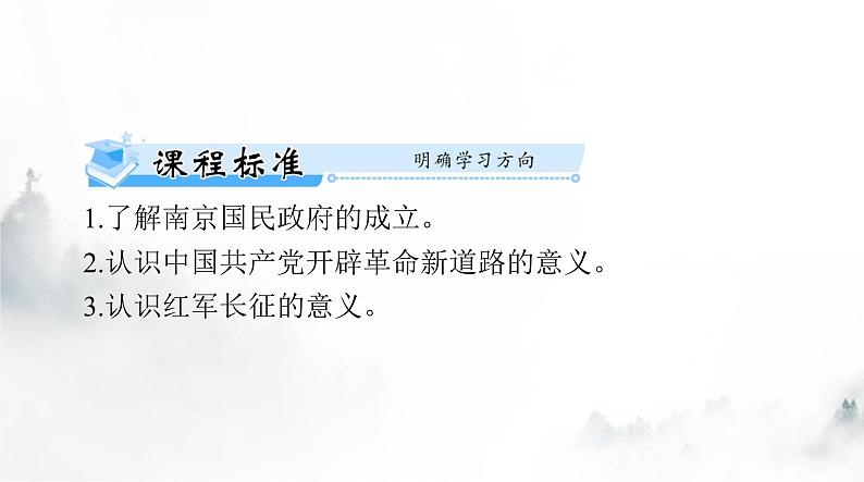 2024年高考历史一轮复习必修中外历史纲要(上)第七单元第22课南京国民政府的统治和中国共产党开辟革命新道路课件第2页