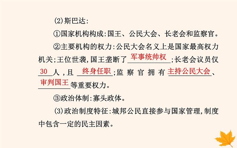 新教材2023高中历史第一单元政治制度第2课西方国家古代和近代政治制度的演变课件部编版选择性必修1第4页