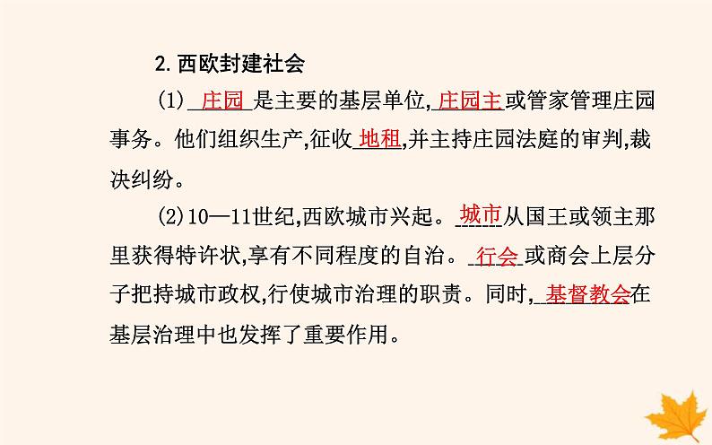 新教材2023高中历史第六单元基层治理与社会保障第18课世界主要国家的基层治理与社会保障课件部编版选择性必修105