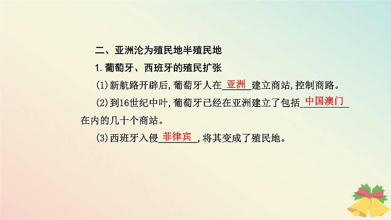 新教材2023高中历史第六单元世界殖民体系与亚非拉民族独立运动第12课资本主义世界殖民体系的形成课件部编版必修中外历史纲要下第7页