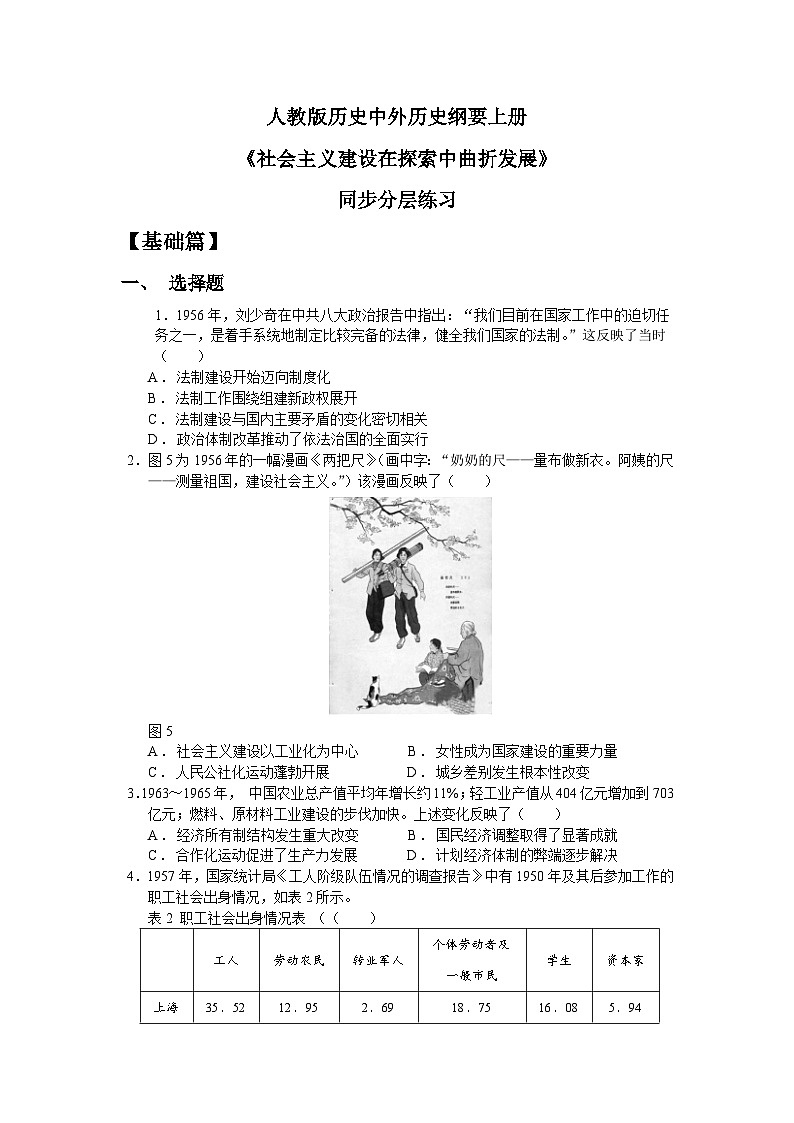 人教统编版高中历史必修中外历史纲要 第十七课 国家出路的探索与列强侵略的加剧 课件+教案+同步分层练习(含答案)01