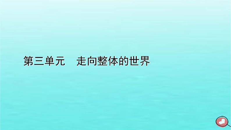 新教材2023年高中历史第3单元走向整体的世界第7课全球联系的初步建立与世界格局的演变课件部编版必修中外历史纲要下01