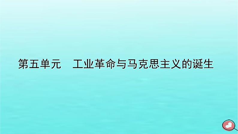 新教材2023年高中历史第5单元工业革命与马克思主义的诞生第11课马克思主义的诞生与传播课件部编版必修中外历史纲要下01