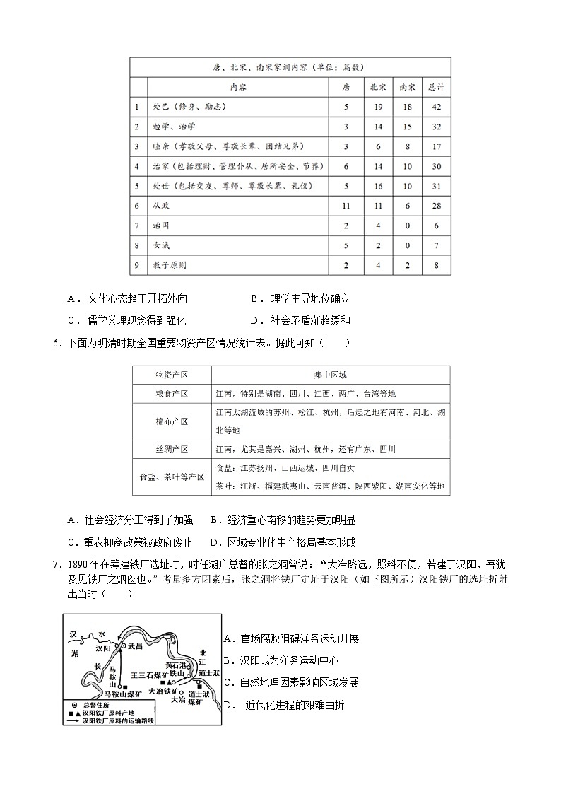 云南省中央民族大学附属中学红河州实验学校2022-2023学年高二下学期6月月考历史试卷第2页