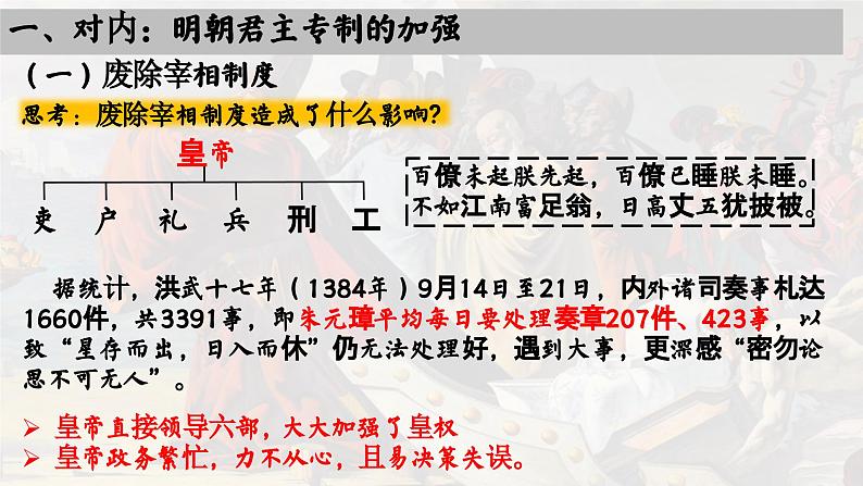 高中历史统编版必修中外历史纲要上课件第13课从明朝建立到清军入关04