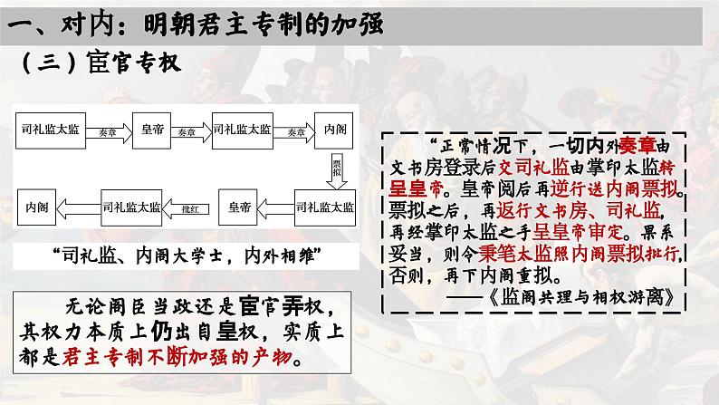 高中历史统编版必修中外历史纲要上课件第13课从明朝建立到清军入关07