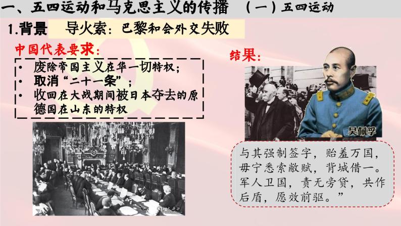 高中历史统编版必修中外历史纲要上课件第21课五四运动与中国共产党的诞生04