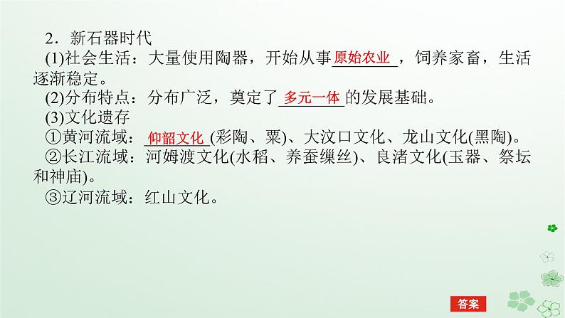 2024版新教材高考历史全程一轮总复习第一编中国古代史第一单元从中华文明起源到秦汉统一多民族封建国家的建立与巩固课题1中华文明的起源与早期国家课件06