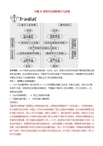 高考历史一轮复习09欧美代议制的确立与发展 突破 含解析