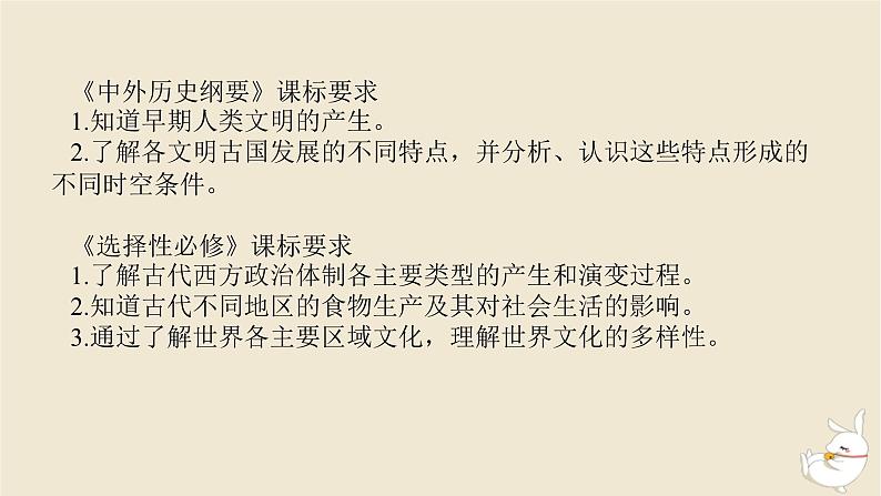 新教材2024版高考历史全程一轮总复习第八单元世界文明的滥觞与发展__古代的世界第25讲古代文明的产生与发展课件02